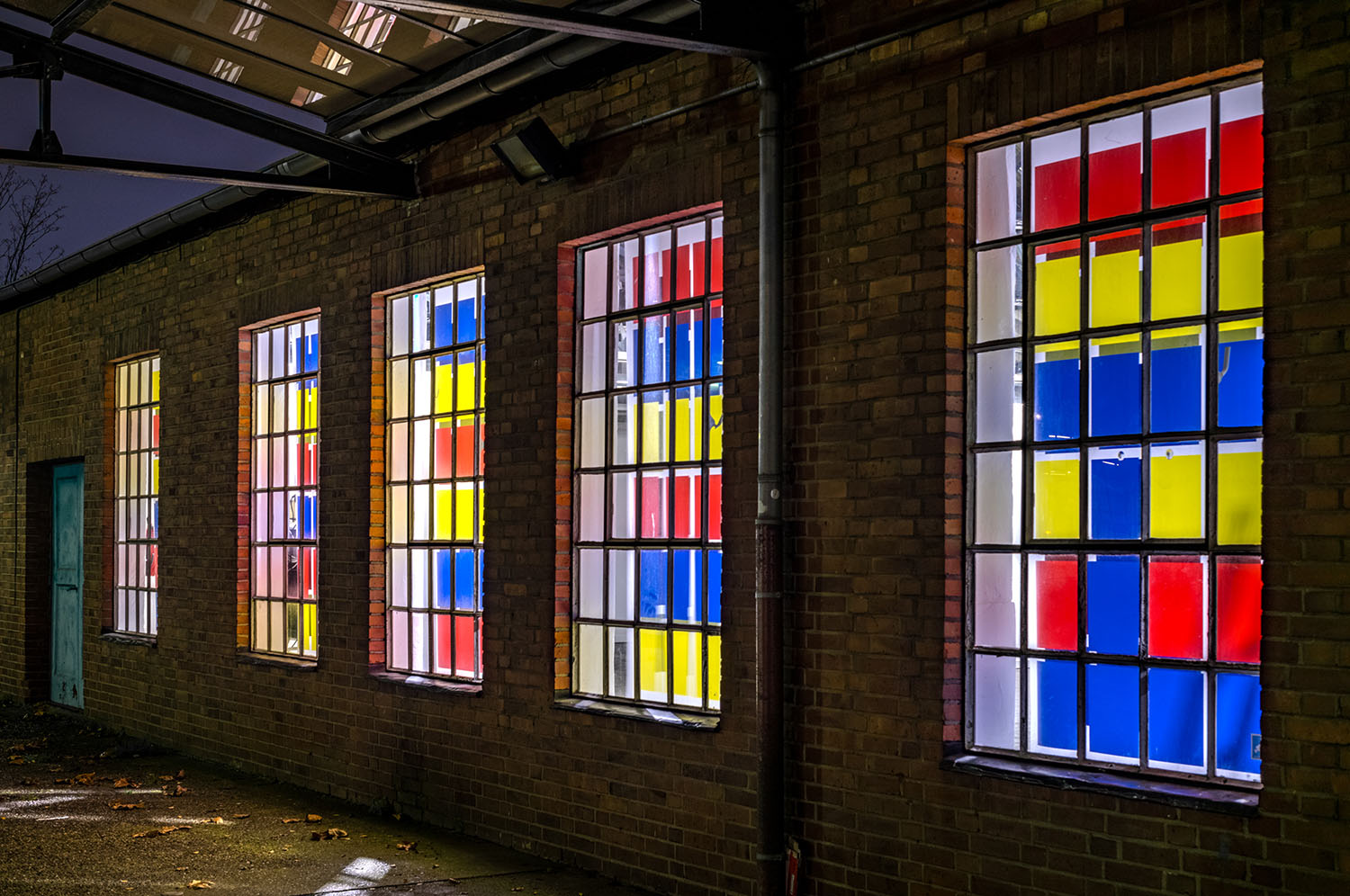 Farb  Licht  Spiel - Installation von Nikola Dimitrov & Norbert Thomas im Verein für aktuelle Kunst / Ruhrgebiet, Oberhausen